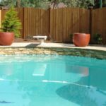 Swimming Pool in Backyard