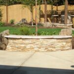 Sitting Area Made With Stone