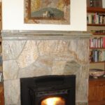 Stone Fireplace