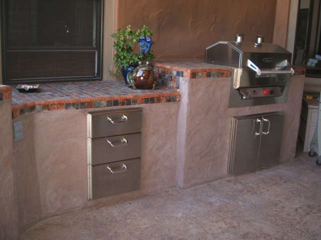 Flower Pots on Countertop